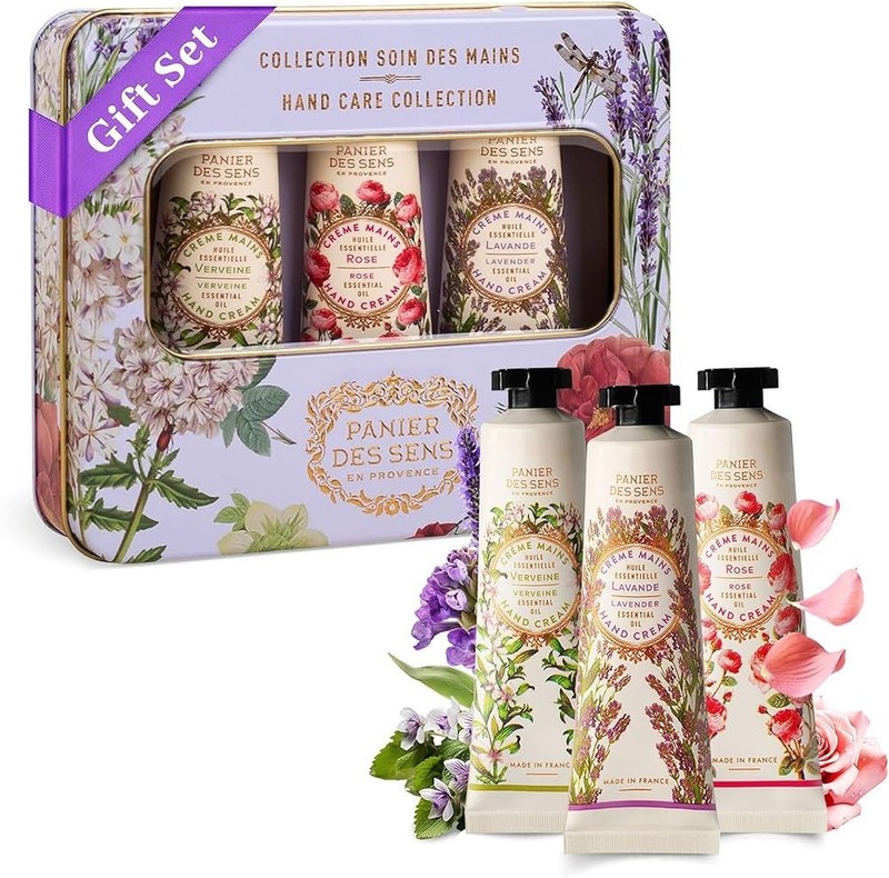 NEW Luxury French Hand cream Trio Mini Panier des Sens-3 x 1 fl oz/30 ml-01/27