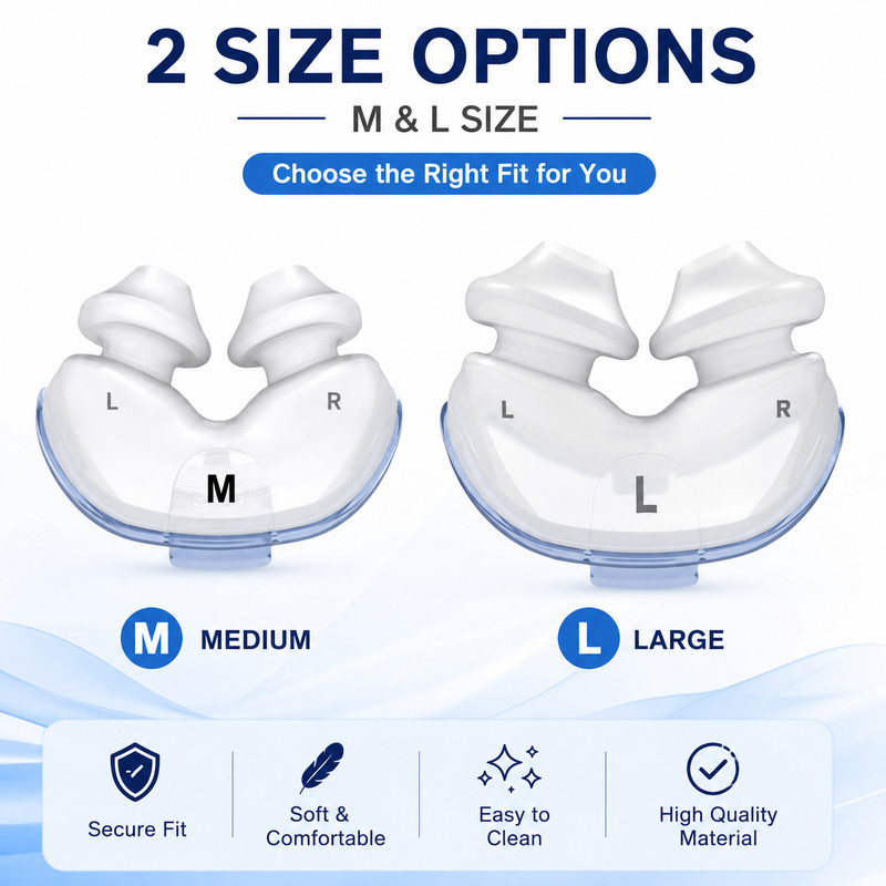 1pcs size M/L Replacement Nasal Pillow Cushion for ResMed AirFit P10