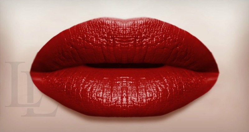 LIPLAND COSMETICS BRILLIANT CREAM MATTE LIPSTICK LIMITED 4g/0.14oz 23RED 23 RED