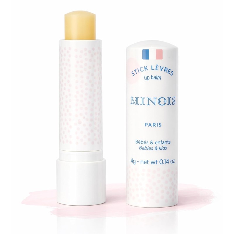 NEW 2PK Minois Paris Baby Kids Lip Balm Stick 100% Natural Organic 4g