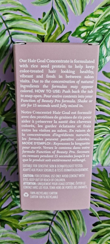 Function of Beauty PRO Color Savior Hair Goal Concentrate Mix 4 ML, New In Box. gallery