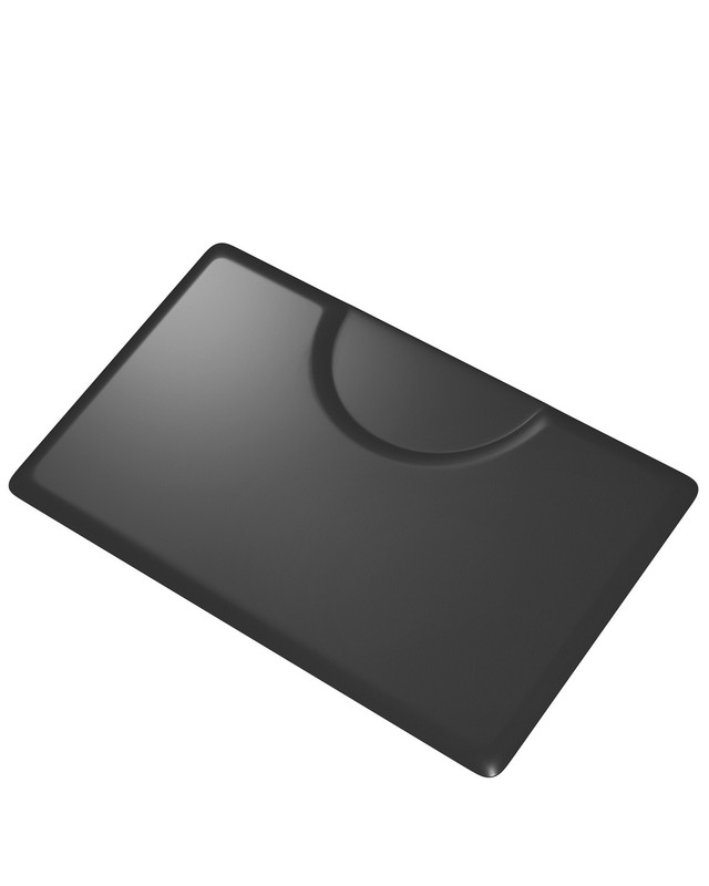 Rectangle 3'x5'x7/8" Anti-fatigue Salon Chair Mat Barber Chair Floor Mat (Black) gallery