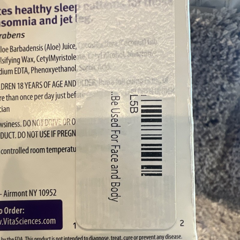 Maxasorb Melatonin Sleep Support Cream 3mg, 50ml Paraben-Free Exp 01/2027 gallery