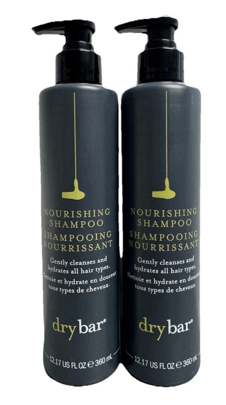 2 PACK Drybar Nourishing Shampoo 12.17oz Dovelok Pump Bottles ALOFT