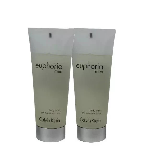 2 Calvin Klein Euphoria Men Body Wash/Shower Gel 3.4oz New Extremely Rare Item