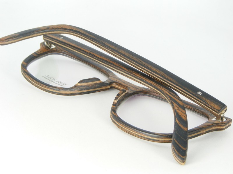 EDEL HOLZ Handcrafted Eyewear Mod A-M MAR WOODEN ECO EYEGLASSES WOOD 48-19-148mm gallery