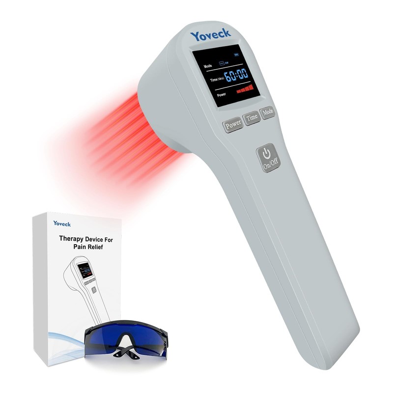 Yoveck Red Light Therapy Device, 2x940nm+2x860nm+16x660nm, Cold Light Therapy...