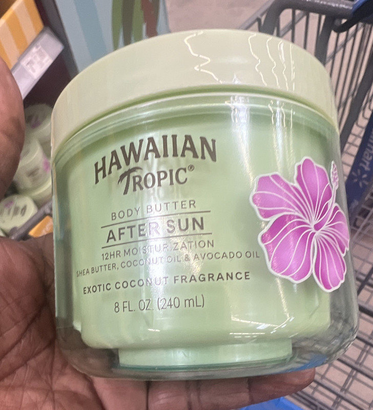 Hawaiian Tropic After Sun Body Butter 12HR Moisturization Exotic Coconut 8 fl oz