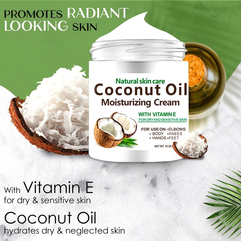 DR MEINAIER Coconut Oil Cream. Spa size 10.5 oz Moisturizing Cream. Coconut Oi gallery