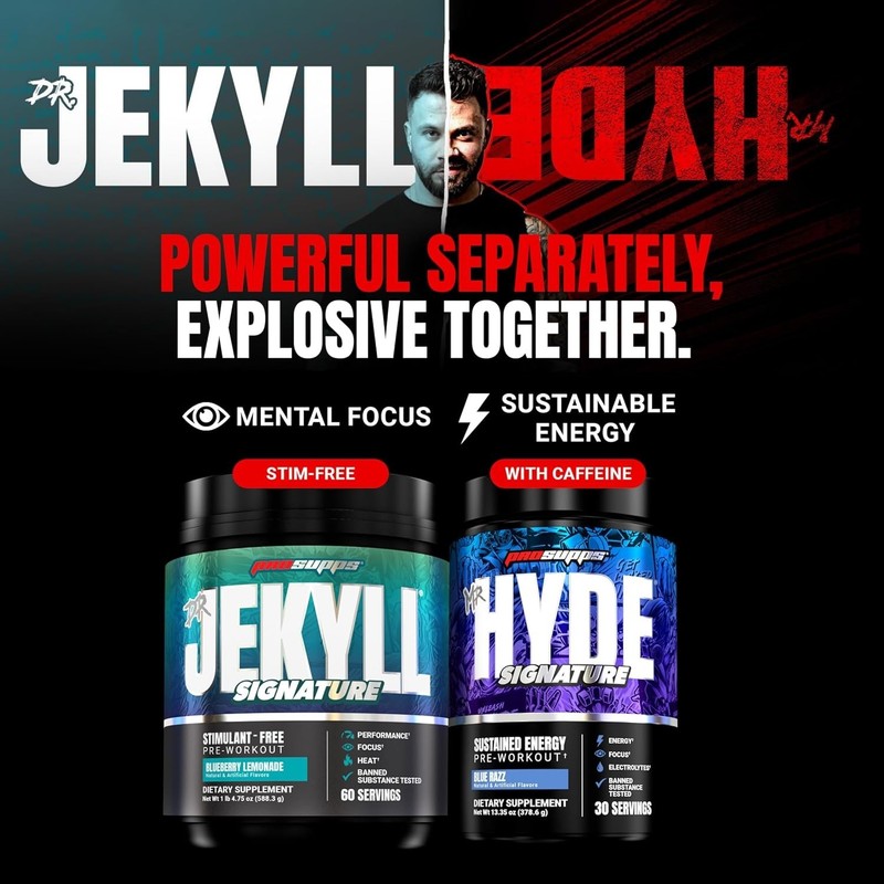 Mr. Hyde Blue Razz Pre-Workout Drink Mix - 12 Pods for Energy & Endurance gallery