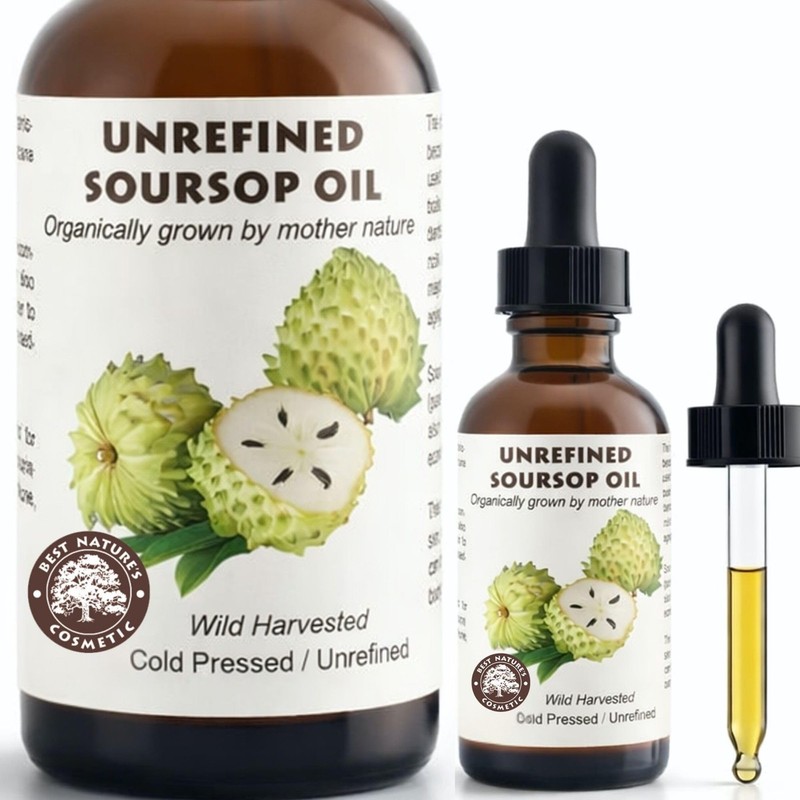 Organic Soursop Oil (Anona Muricata, Graviola, Guanabana) – Unrefined Soursop…