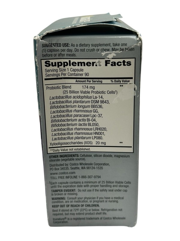Trunature Women's Daily Probiotic 25 Billion Cells 90 Caps EXP 10/2027 gallery