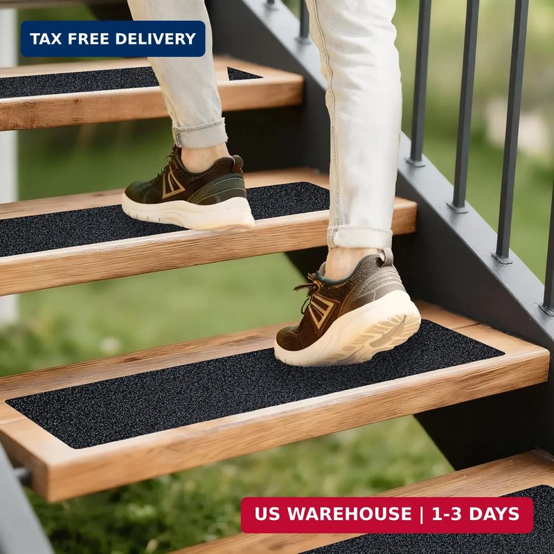 LifeGrip Anti Slip Traction Treads (10-Pack), 4 inch X 30 inch, Best Grip Tape G
