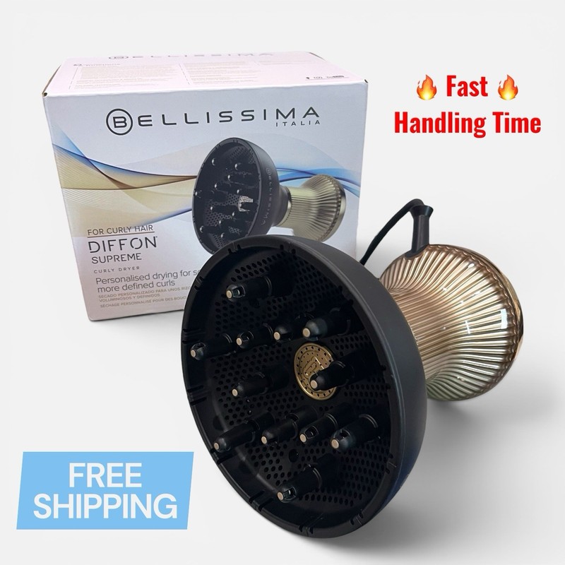 $169 – Bellissima Diffon Supreme Diffuser & Curly Hair Dryer – XL Defined Curls