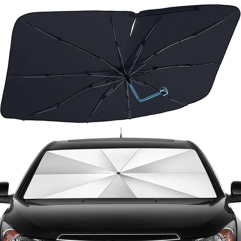 Clothclose Windshield Sun Shade Umbrella – Foldable Car Window Shades