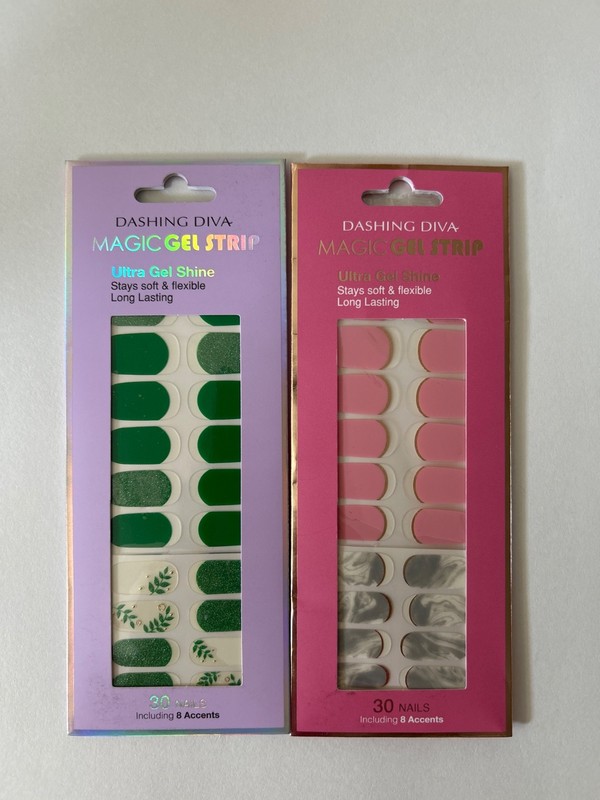 Nail Wraps Dashing Diva Ultra Gel Shine and Magic Gel Strip gallery