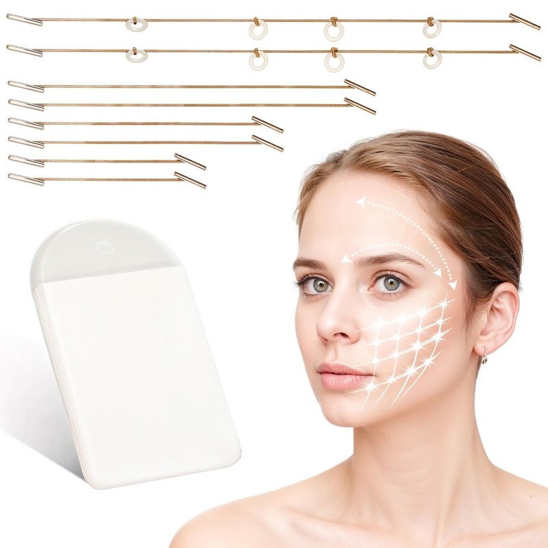 60 PCS Face Lift Tape 8 Strings, Invisible Facelift for Eyes & Neck | Free Ship