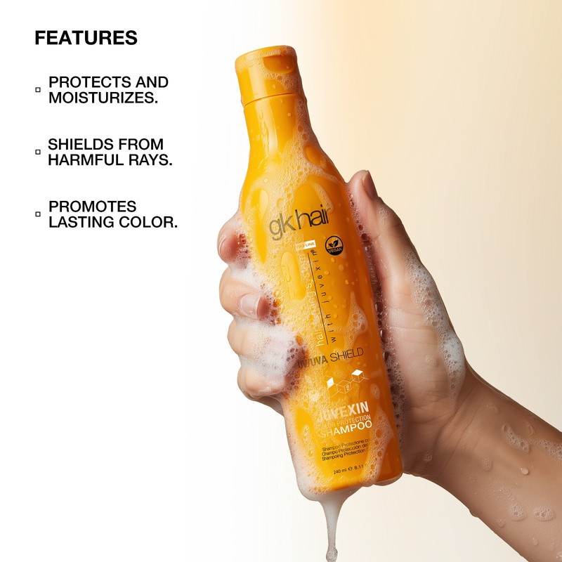 GK Hair Shield Shampoo | Color Protection | No Harsh Chemicals | Sulfate-Free gallery