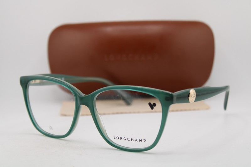 NEW LONGCHAMP LO2715 303 GREEN AUTHENTIC FRAMES EYEGLASSES 54-15 K2
