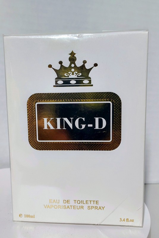 King D Cologne Men 3.4oz EDT Spray New Sealed Royal Green Type Scent