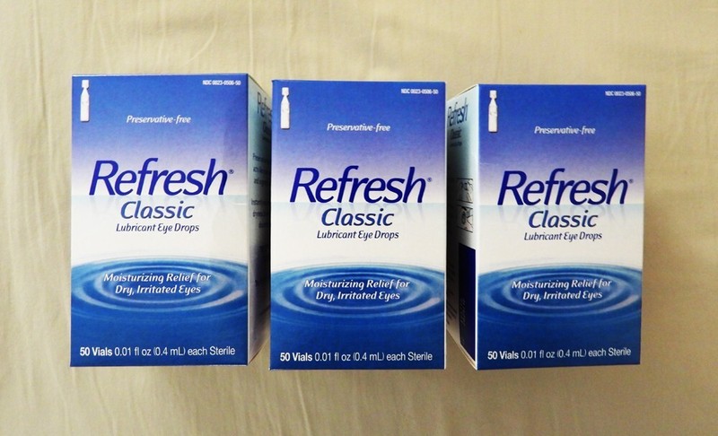 3 Boxes of Refresh Classic Lubricant Eye Drops, 50 Single-Use Containter per Box