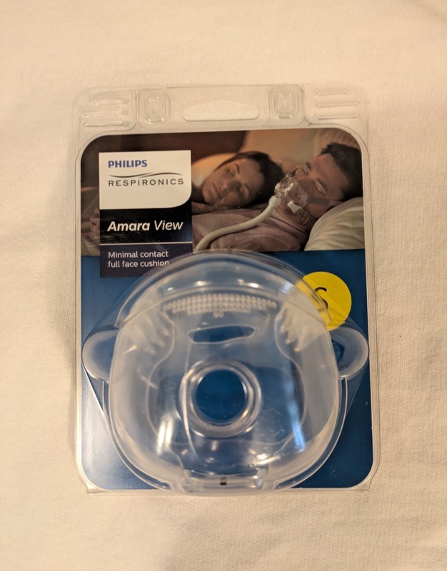Philips Respironics Amara View Minimal Contact Full Face Cushion Small S New