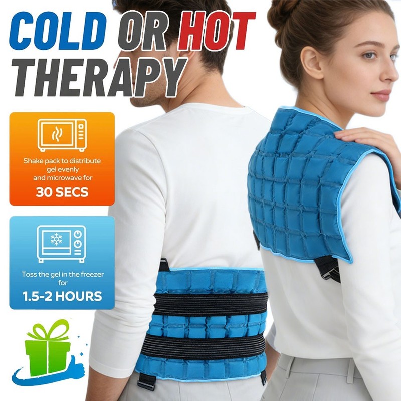 Extra Large Gel Flexible Back Ice Packs for Injuries Reusable 13”x 22” Cold Pack gallery