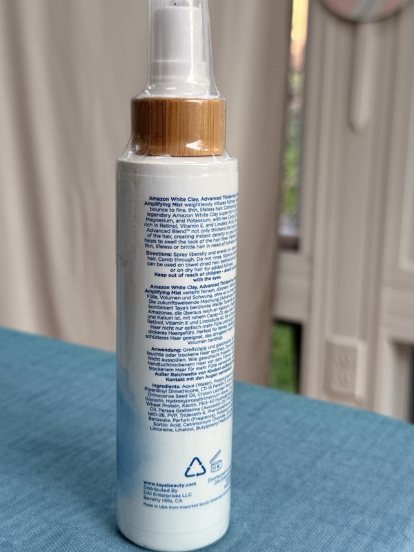 Taya I Am 5 fl. oz. Amazon White Clay Thickening Blend Hair Spray Mist Cacay Oil gallery