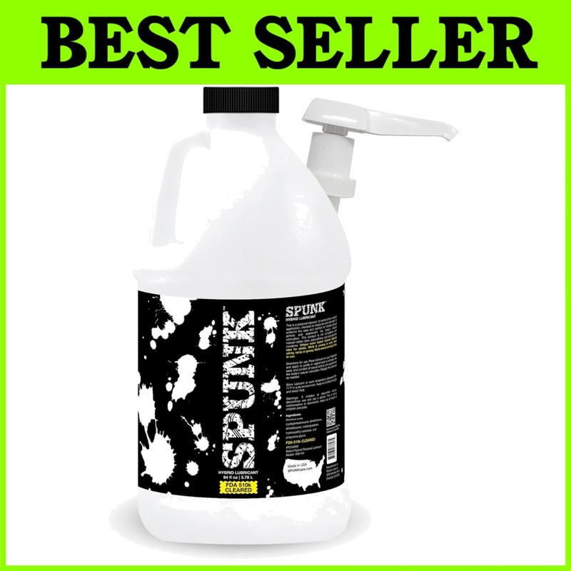 Hybrid Personal Lubricant – Water & Silicone Blend, 64 Fl Oz=