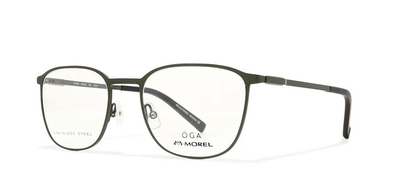 OGA MOREL Dark Green Eyeglasses 10115O VD12 53mm French Design