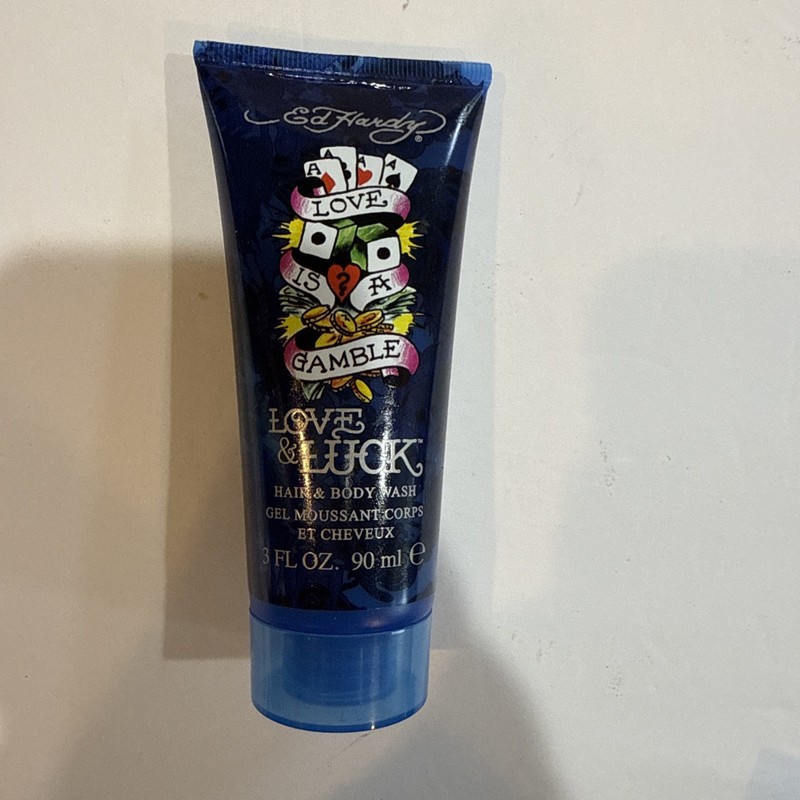 Ed Hardy Love & Luck Hair & Body Wash Shampooing 3.0 oz / 90 mL – Unboxed
