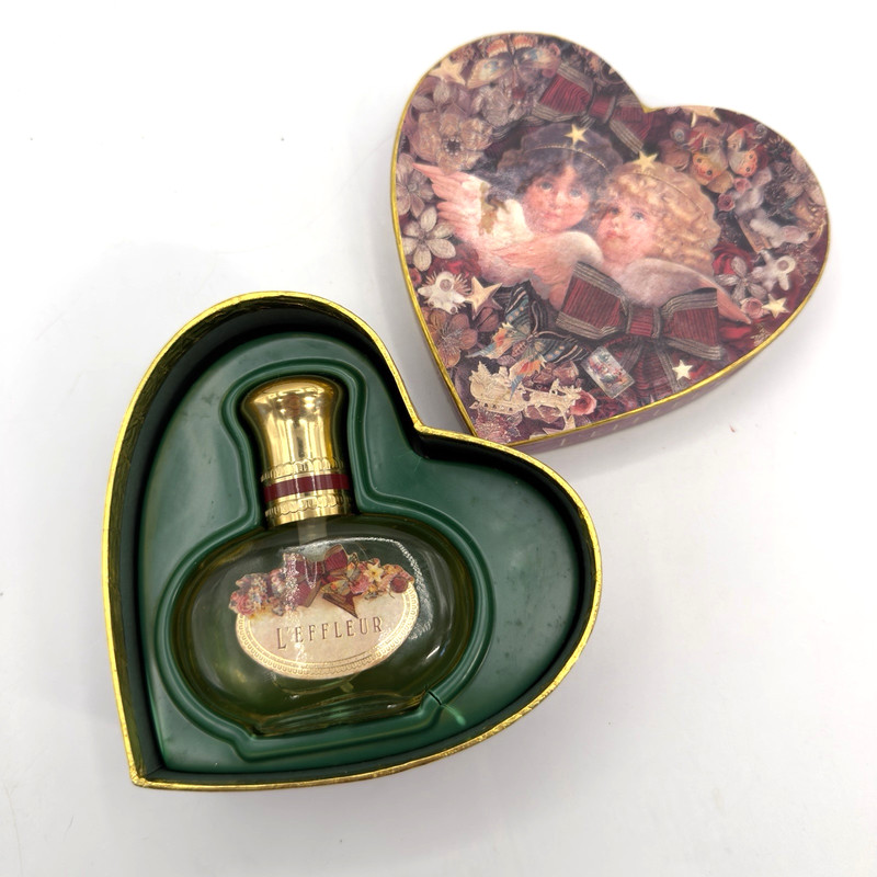 VTG Coty L’Effleur Cologne Spray 1.25 FL OZ (37 ML) Orig Formula NOS Heart Box