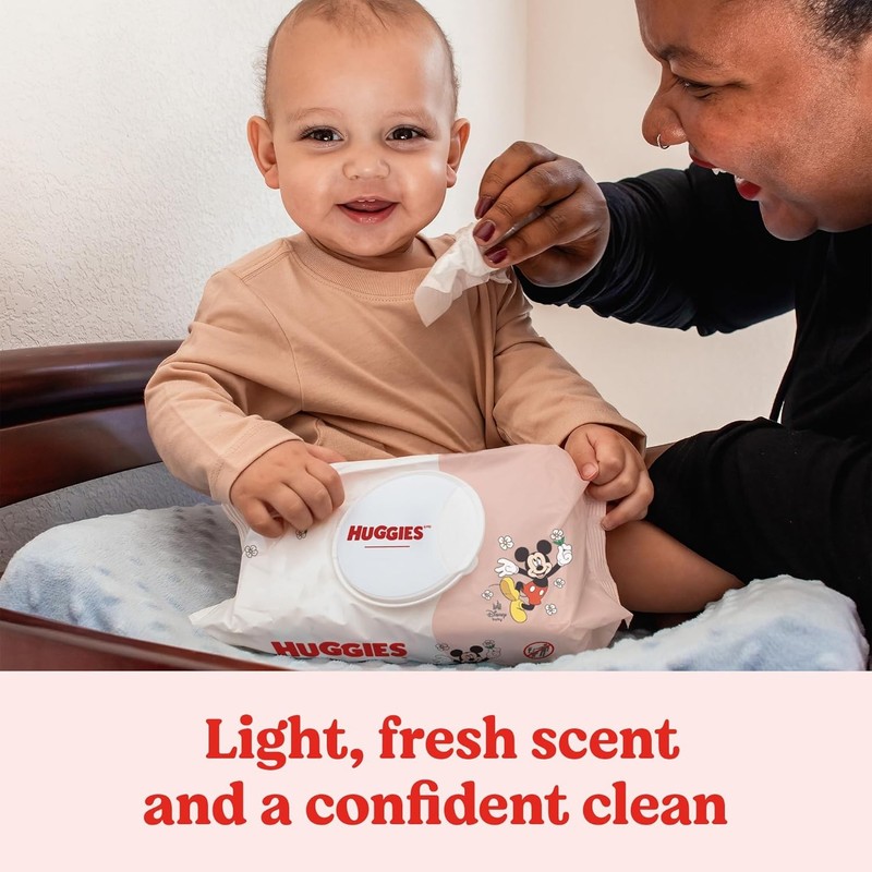 Huggies Simply Clean Fresh Scent Baby Wipes, 3 Flip-Top 64 Count (Pack of 3) gallery