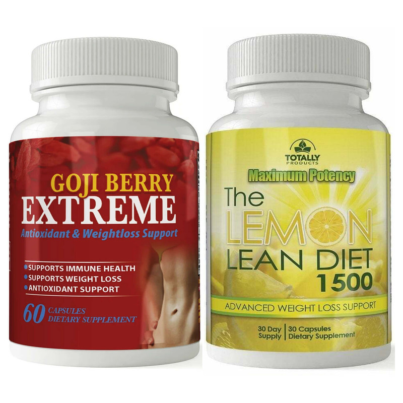 Goji Berry Support Immune Health & Lemon Lean Weight Loss Dietary Supplement