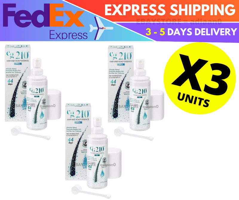 CG210 Hair and Scalp Essence for Men Hair Growth 80 ml ( X 3 ) FAST SHIPPING