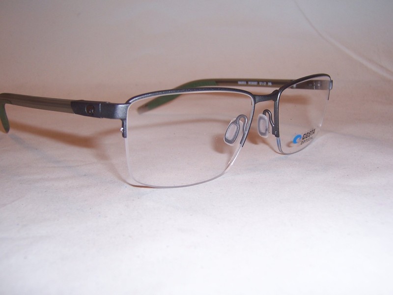 NEW COSTA DEL MAR EYEGLASSES 06A3015 GUNMETAL 3015-03 57mm RX AUTHENTIC 3015