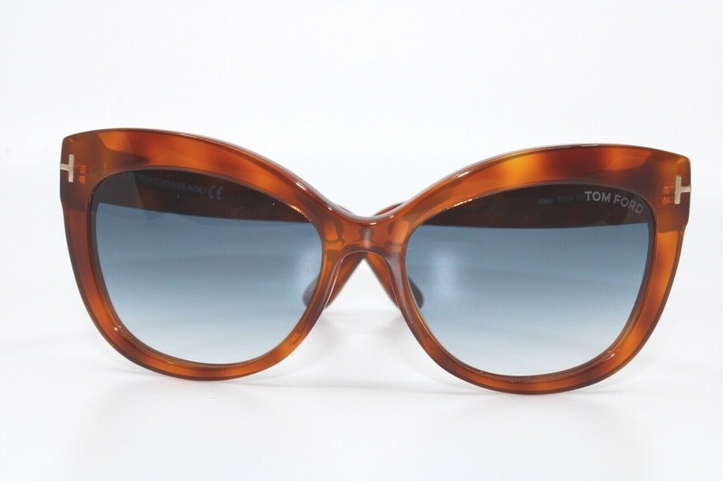 Tom Ford FT524 53W ALISTAIR BLOND HAVANA Sunglasses New Authentic 56