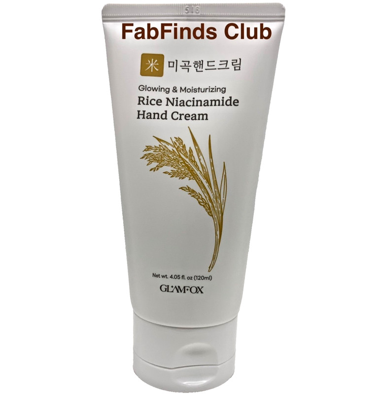 Korean GLAMFOX Rice Niacinamide Hand Cream Exp.08/2028 No Box Sealed