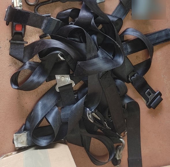 Q’Straint Wheelchair Tie-Downs Straps and Buckles