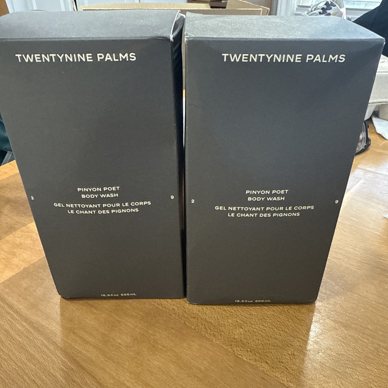 NEW Twenty Nine Palms Pinyon Poet Body Wash Full Size 16.9 oz BUNDLE OF 2