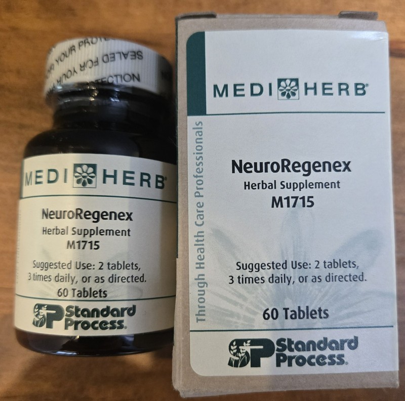Standard Process MediHerb NeuroRegenex 60 Tablets EXP 02/28