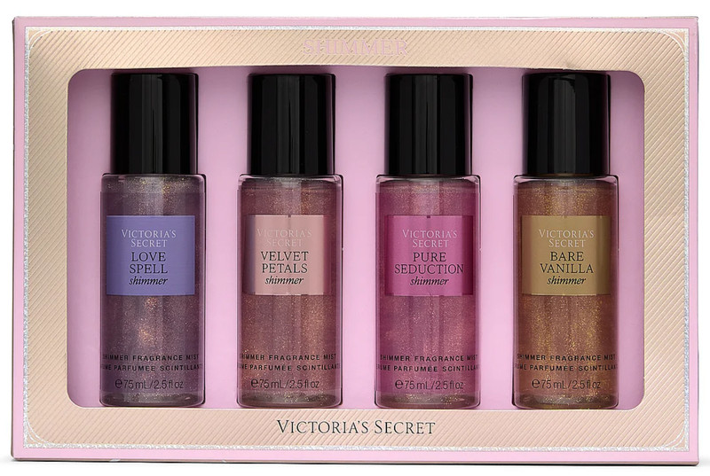 Victoria’s Secret 4 Pcs Shimmer Mist Discovery Gift Set 2025 New