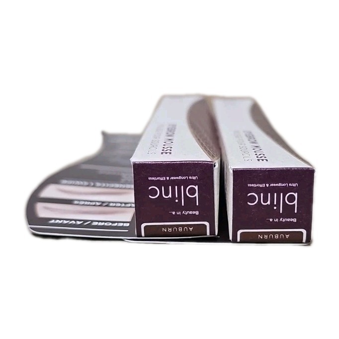 2 × Blinc Eyebrow Mousse Auburn 0.158 fl oz - New gallery