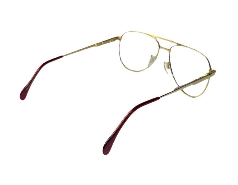 Vintage Titmus Aviator Glasses TP201 TOR 145 CS82 Z87 Gold Frames Maroon Tips ￼ gallery