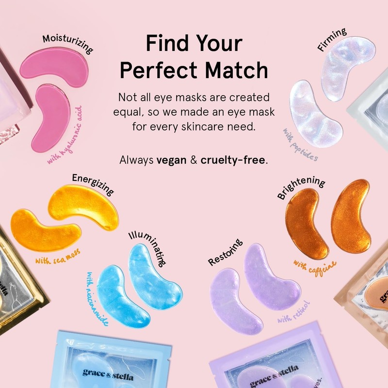 Peptide Under Eye Patches with Niacinamide & Rice Extract - Firming Eye Masks fo gallery