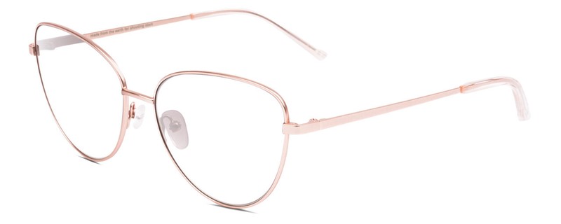 SITO SHADES CANDI Designer Reading Glasses Rose Gold Pilot 59mm