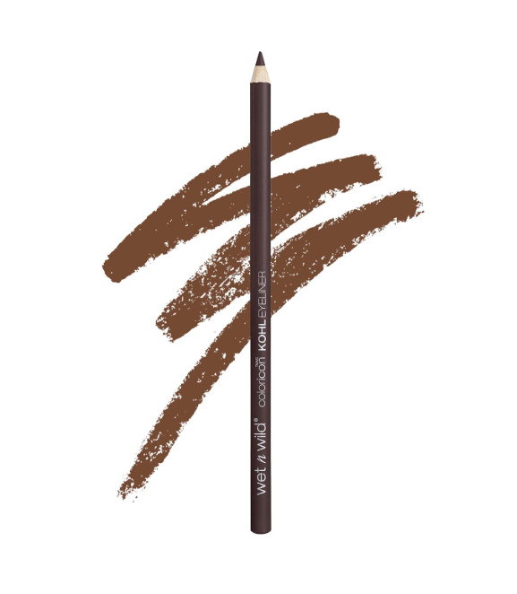 wet n wild Kohl Eyeliner Pencil, Simma Brown Now!, Matte Finish