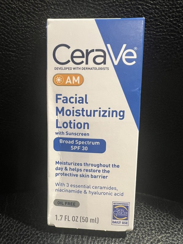 CeraVe AM Facial Moisturizing Lotion Oil free 1.7 FL Oz 04/2026