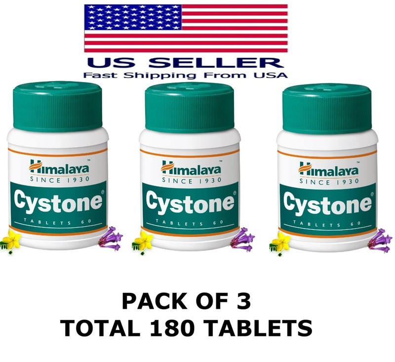 Cystone Himalaya 60 Tablets USA Seller Free Shipping (Pack Of 3)