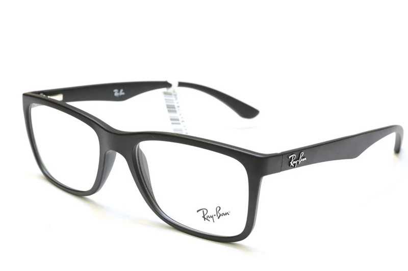 Ray Ban RX7027I 5196 Matte Black Frames Reading Glasses/Bifocal/Progressive Lens